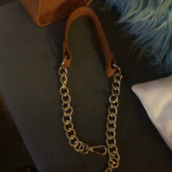 Beautiful Striped Leather HandBag - Picture 3 of 5